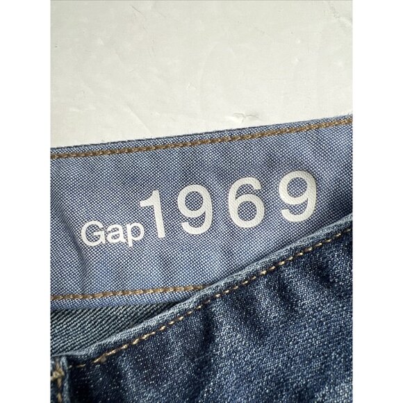 GAP 1969 Women's Short Dark Regular Fit Perfect Bootcut Stretch Jeans size 25/0R - Picture 6 of 11